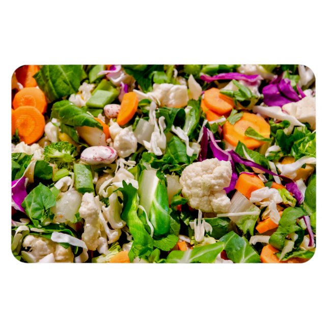 Blandad sallad magnet (Horisontell)