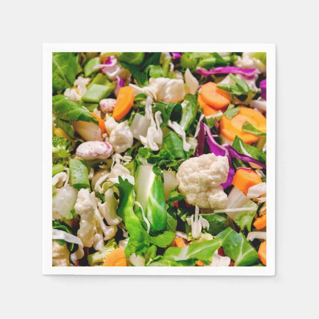 Blandad sallad pappersservett (Framsidan)