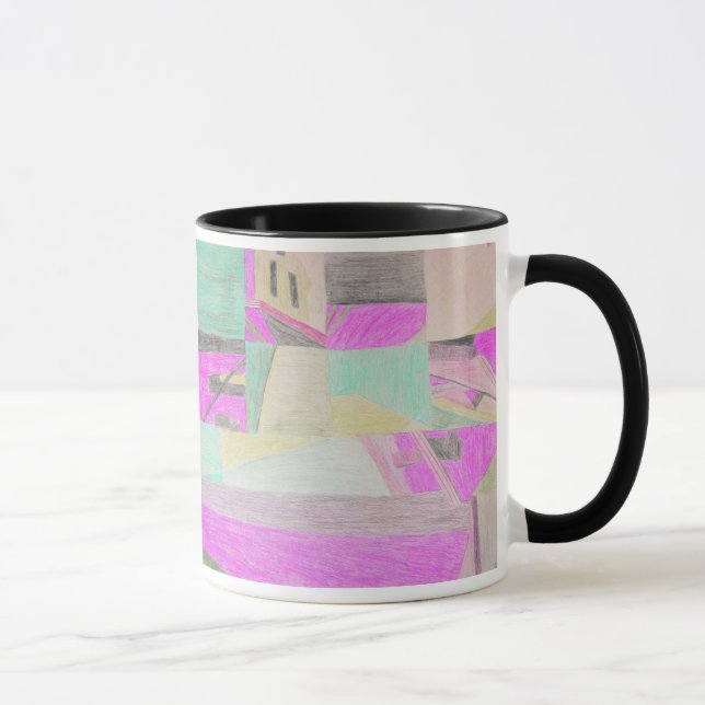 Blandad scen--magenta mugg (Höger)