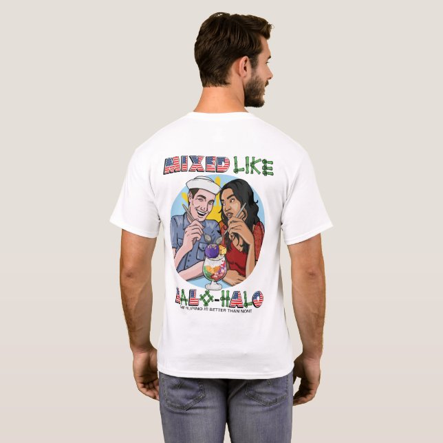Blandad som halo-Halo T-Shirt (Hel baksida)