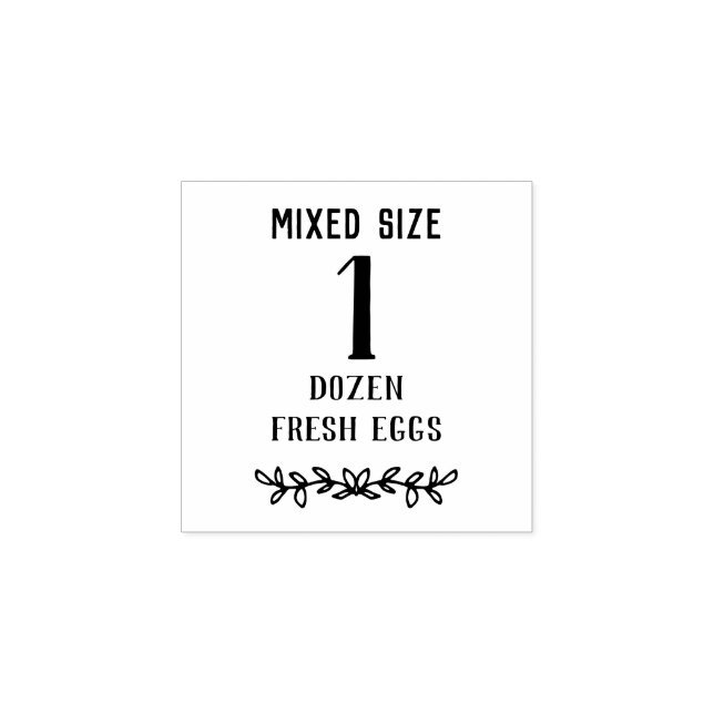 Blandad Storlek | Antal ägg | Eggs Klass Frimärke Stämpel (Tryck)