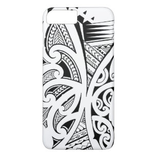 Blandad tatueringstilar, Maori, samoanskt och