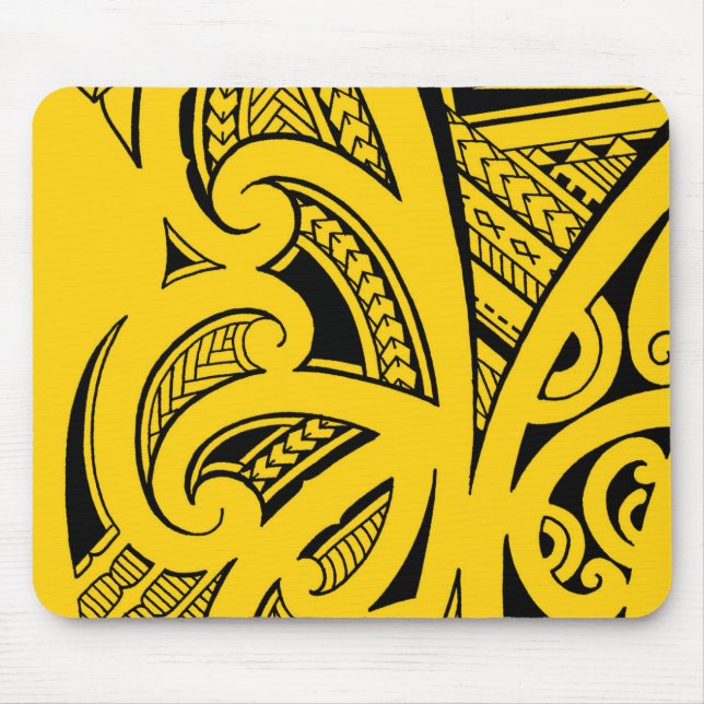 Blandad tatueringstilar, Maori, samoanskt och Musmatta (Framsidan)
