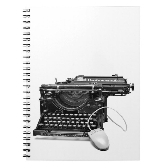 Blandad teknik anteckningsbok med spiral (Framsidan)