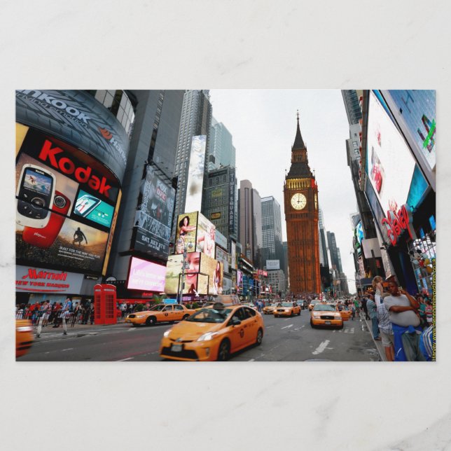 Blandad värld! - New York City & London (Framsida)