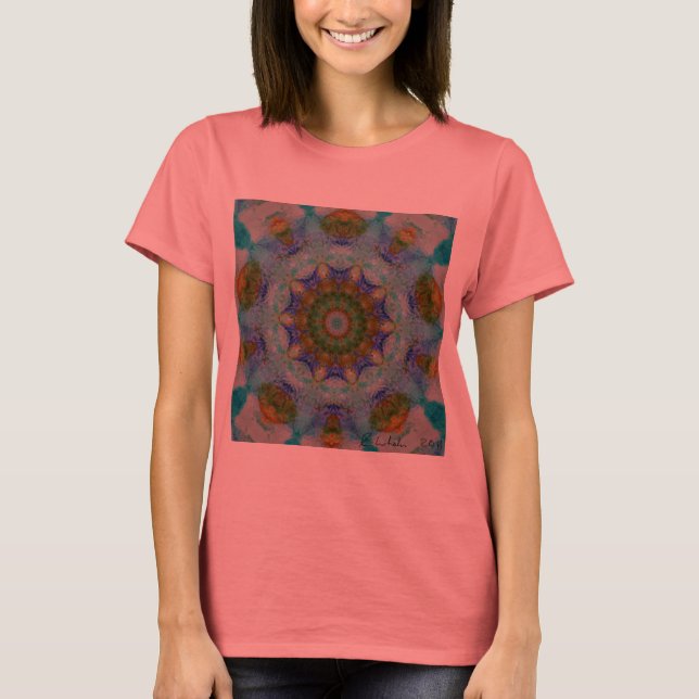 Blandade abstrakter två t-shirt (Framsida)