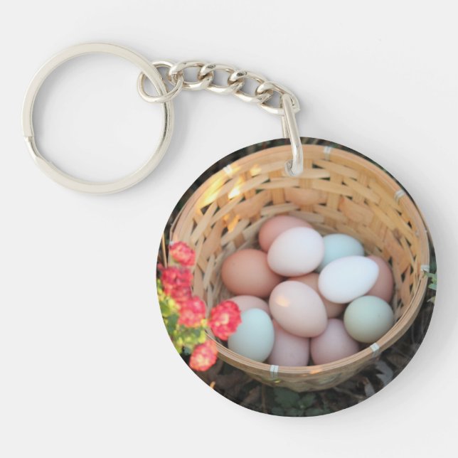Blandade ägg Keychain (Framsidan)