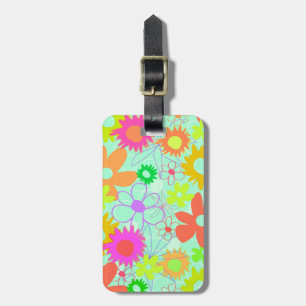 Blandade blommor bagagebricka