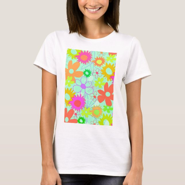 Blandade blommor tee (Framsida)