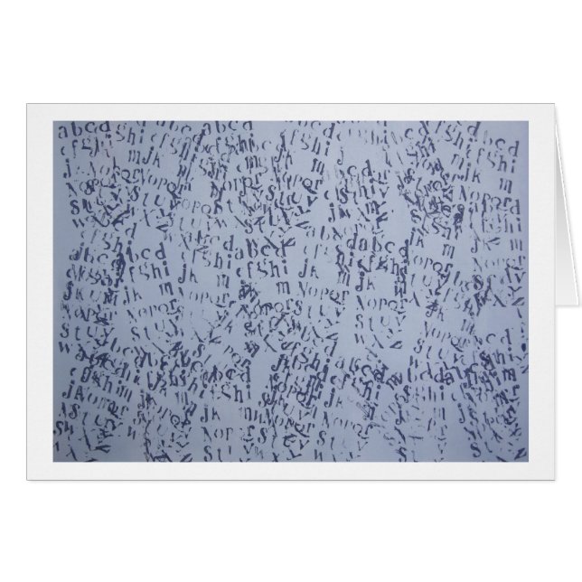Blandade brev hälsningskort (Framsidan Horizontal)