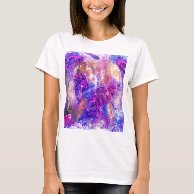 Blandade Bulldog-medier Tee Shirt (Framsida)