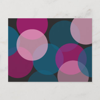 Blandade cirklar vykort