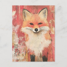 Blandade Cute Red Fox-medier