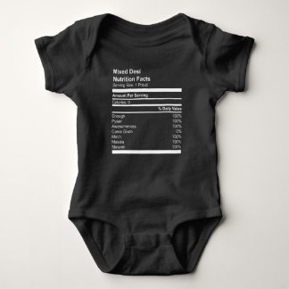 Blandade Desi Nutrition Facts Baby Jersey T-Shirt