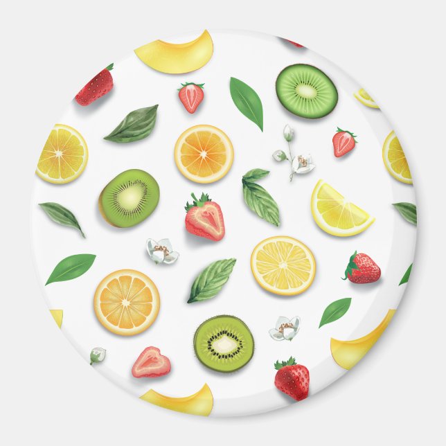 Blandade frukter 4 magnet (Framsidan)