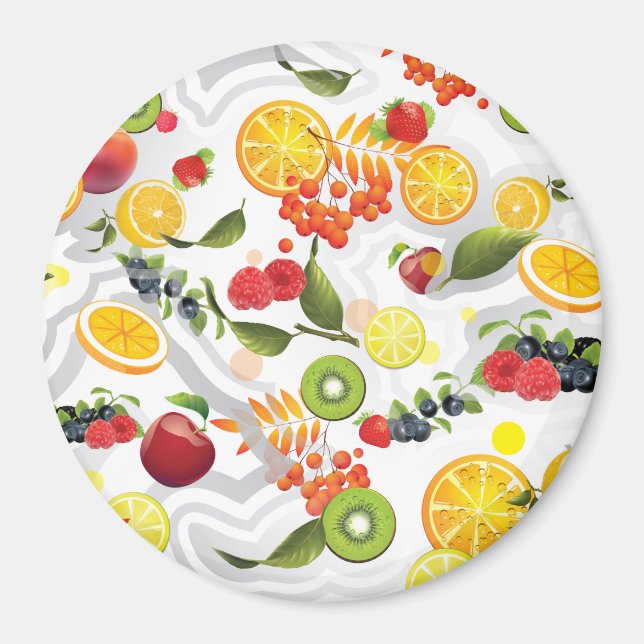 Blandade frukter 5 magnet (Framsidan)