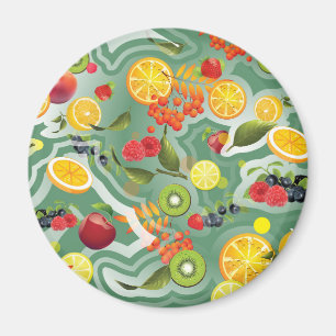 Blandade frukter 7 magnet