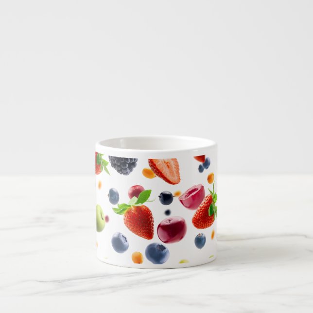 Blandade frukter espressomugg (Framsidan)
