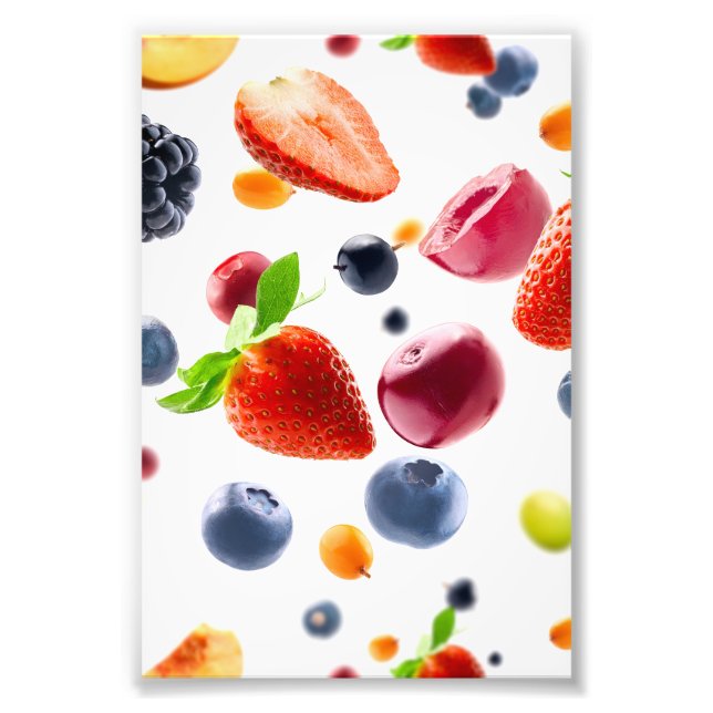 Blandade frukter fototryck (Framsidan)