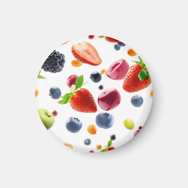 Blandade frukter magnet (Framsidan)