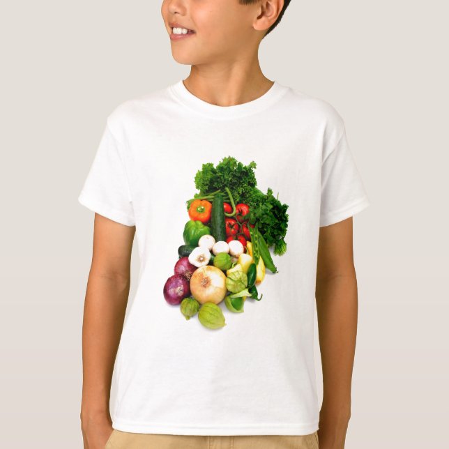 Blandade grönsaker t shirt (Framsida)