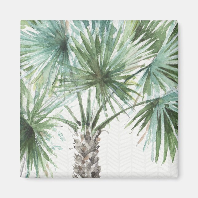 Blandade Gröntar I Tropical Handflatan Magnet (Framsidan)