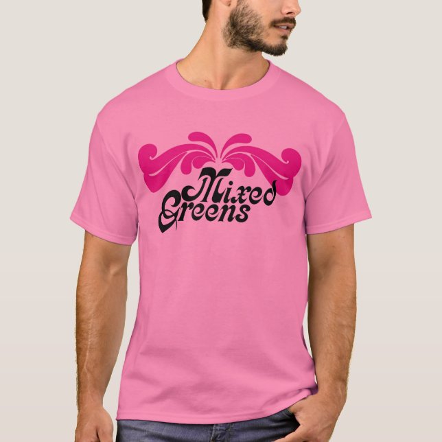 Blandade gröntar t-shirt (Framsida)