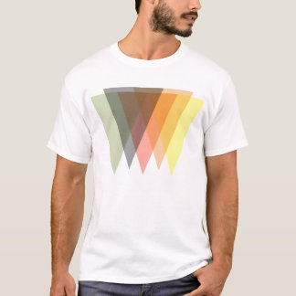 blandade inverterade trianglar tee shirt
