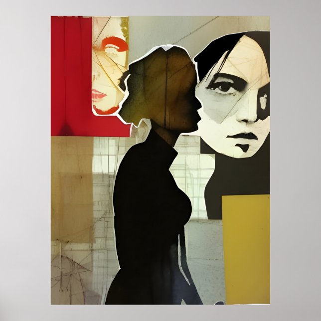 Blandade  kollage poster (Framsidan)