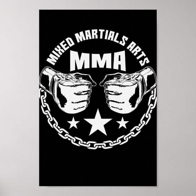 Blandade martialkonst MMA Poster (Framsidan)