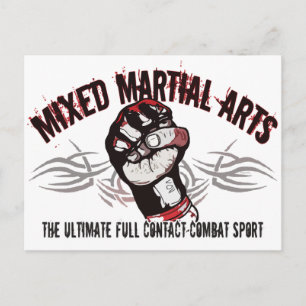 Blandade martialkonst MMA Vykort