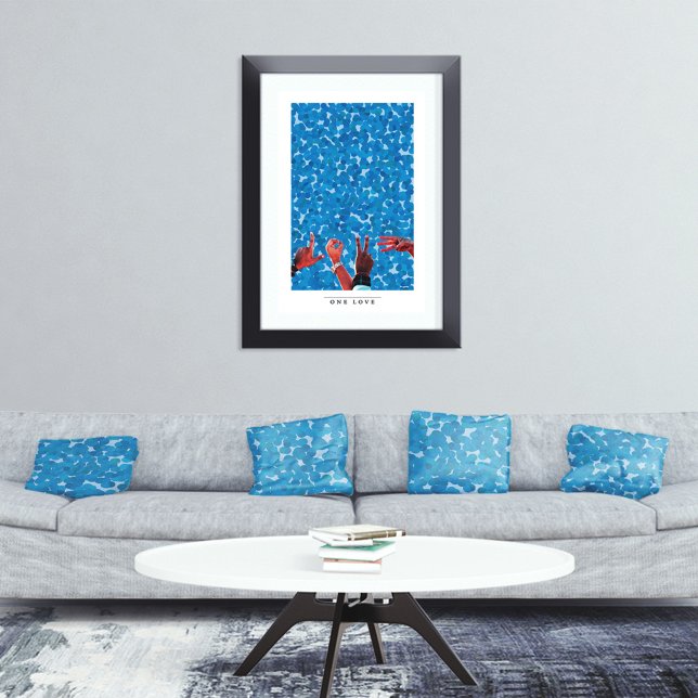 Blandade media i Graphic Art Kärlek Händer Poster (Skapare uppladdad)