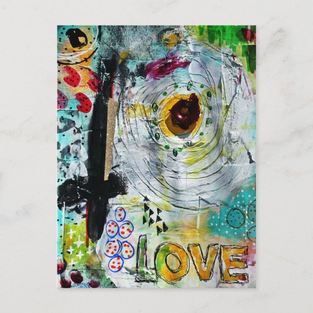 Blandade media vykort (Framsida)