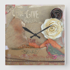 Blandade mediefart, citattblommor fyrkantig klocka