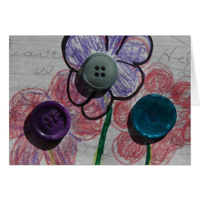 Blandade medieflöden hälsningskort (Framsidan Horizontal)