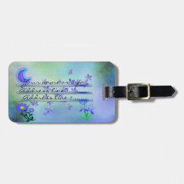 Blandade medier i Måne Garden Blommigt Bagagebricka