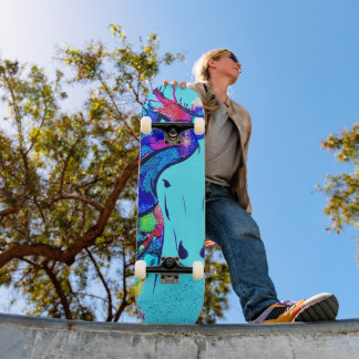 Blandade medietraser mini skateboard bräda 18,5 cm