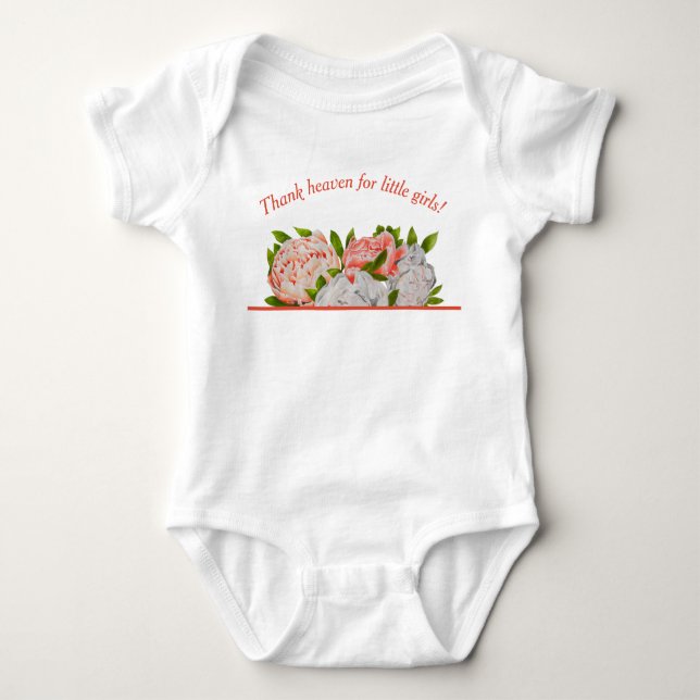 Blandade pioner på babybodysuit t shirt (Framsida)