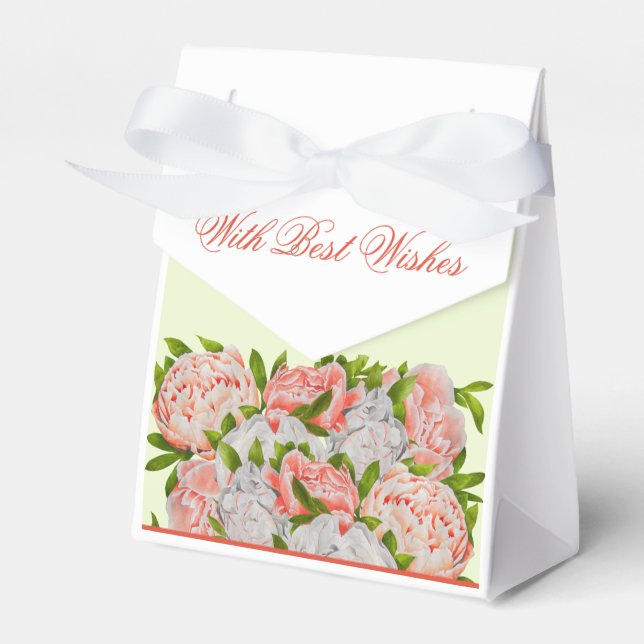 Blandade pioner på en presentbox presentaskar (Framsidan Sidan)