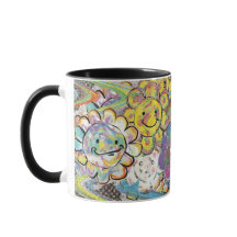 Bländade Psykedeliska Blommor