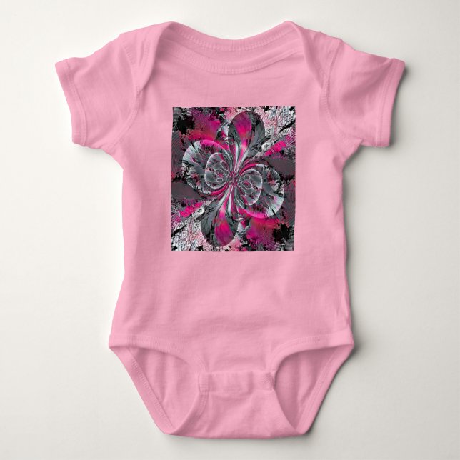 Blandade signaler Baby Bodykostym T Shirt (Framsida)