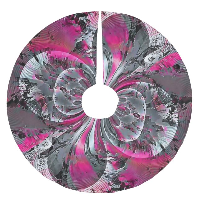 Blandade signaler julgransmatta borstad polyester (Framsidan)