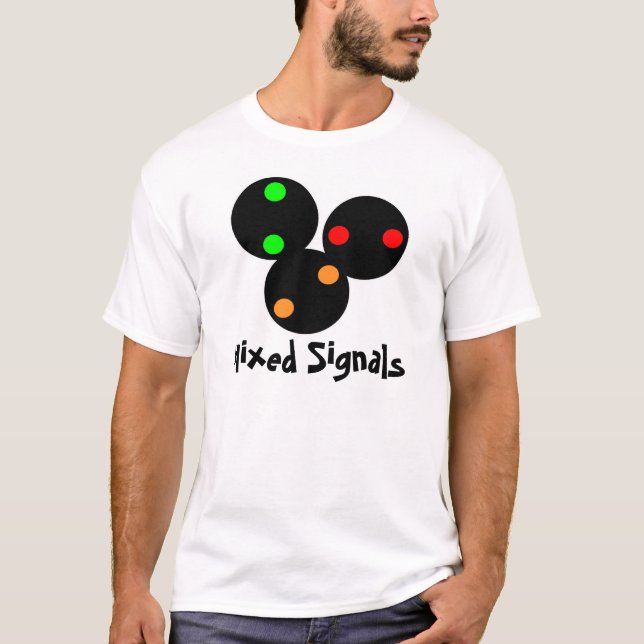 Blandade signaler tee (Framsida)
