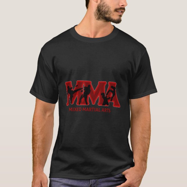 Blandade små MMA-portar T Shirt (Framsida)