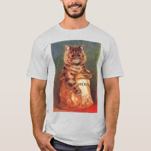 Blandade sötsaker Katt av Louis Wain T Shirt