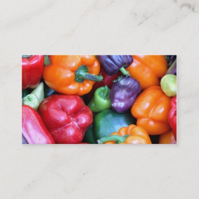 Blandade spansk peppar visitkort (Framsida)