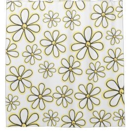 Blandade stora vita gula tusenskönor blommor