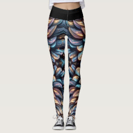 Bländande fjäll leggings