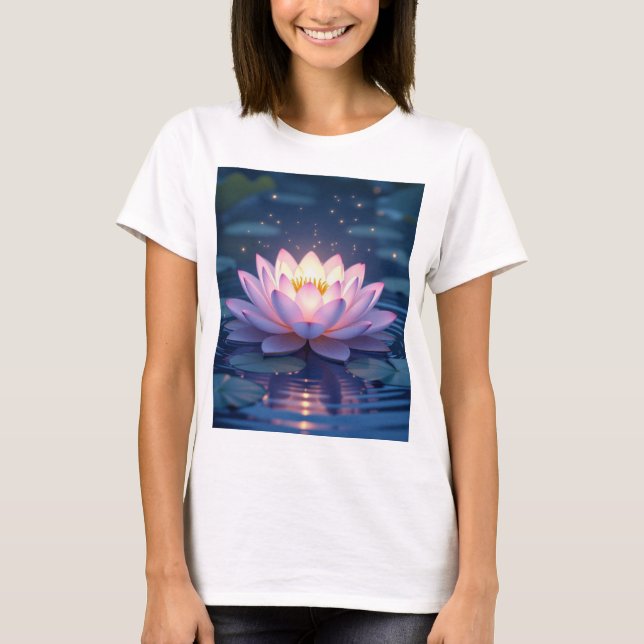 Bländande Lotus T-Shirt (Framsida)