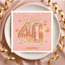 Bländande Rose Gold 40-årsfirande